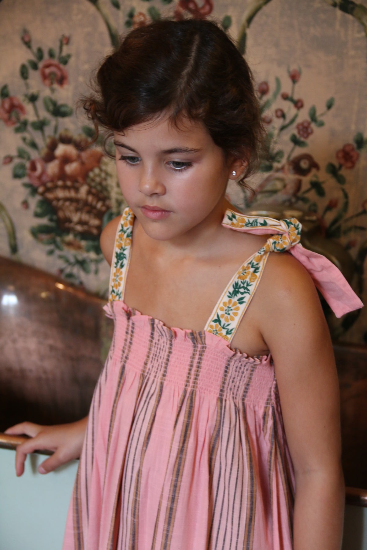 BONJOUR DIARY DRESS PINK STRIPED SKIRT