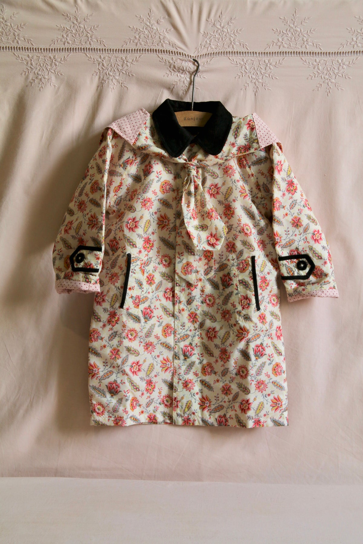 BONJOUR DIARY TRENCH COAT / ALINE PRINT