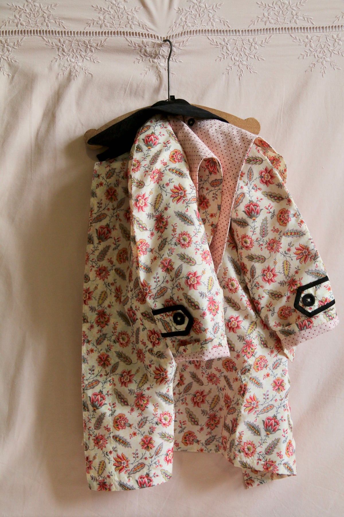 BONJOUR DIARY TRENCH COAT / ALINE PRINT