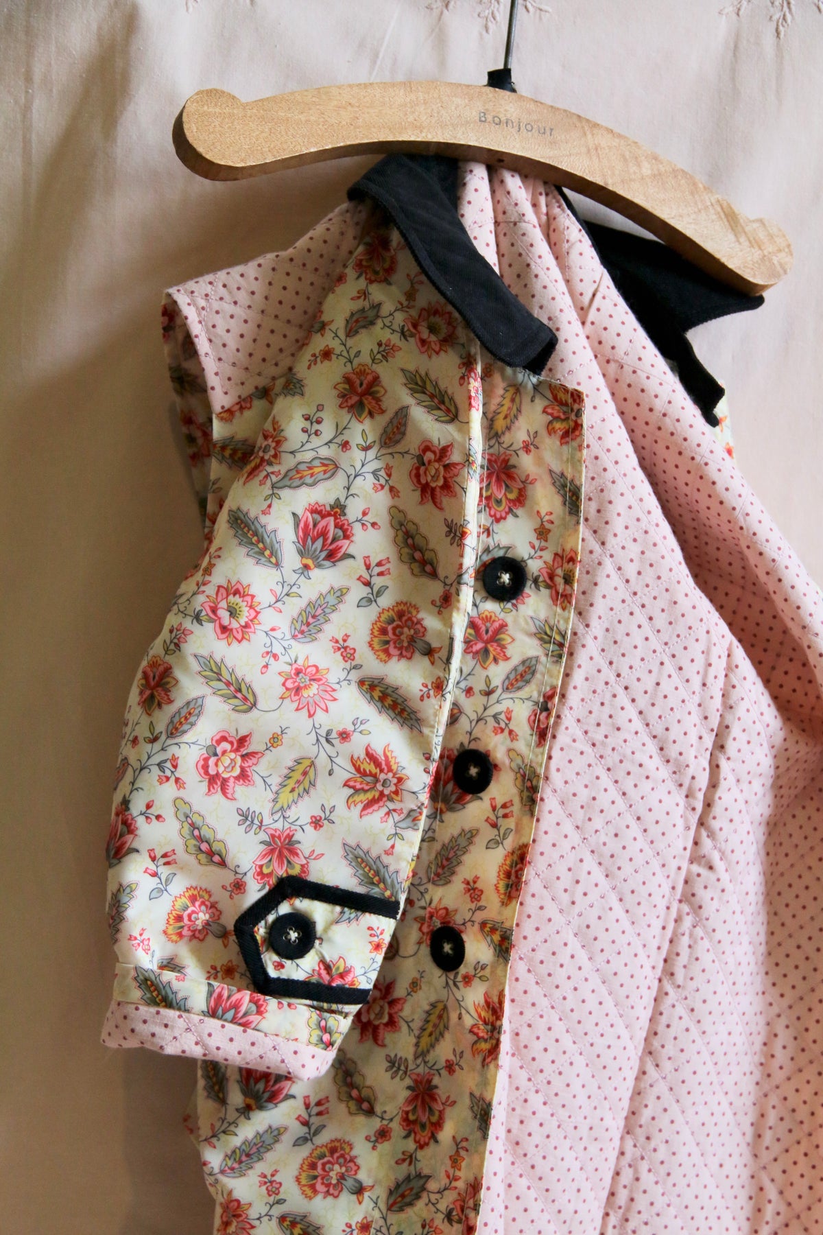 BONJOUR DIARY TRENCH COAT / ALINE PRINT
