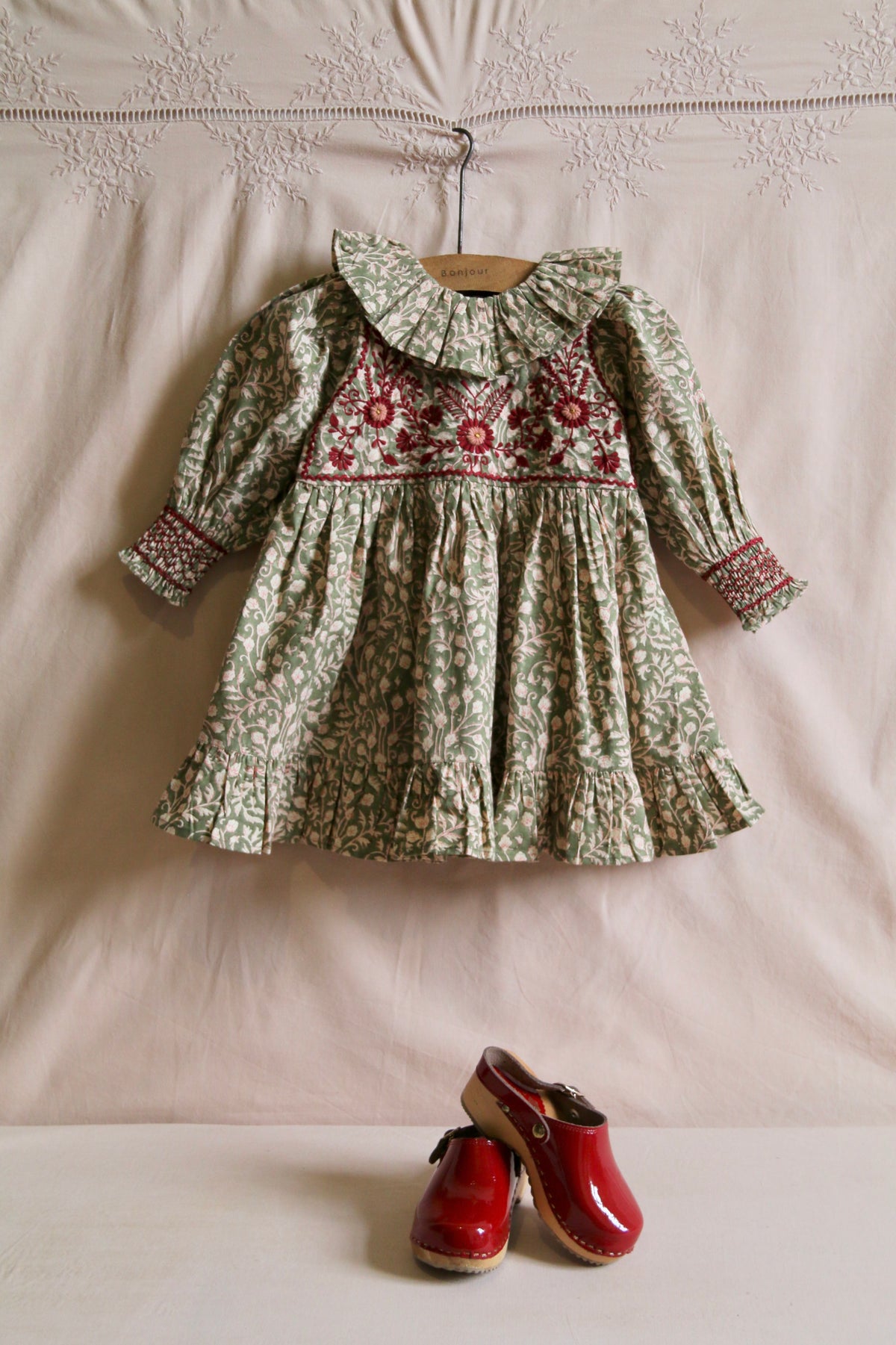 BONJOUR DIARY Tunic DRESS / Iris FOLIAGE