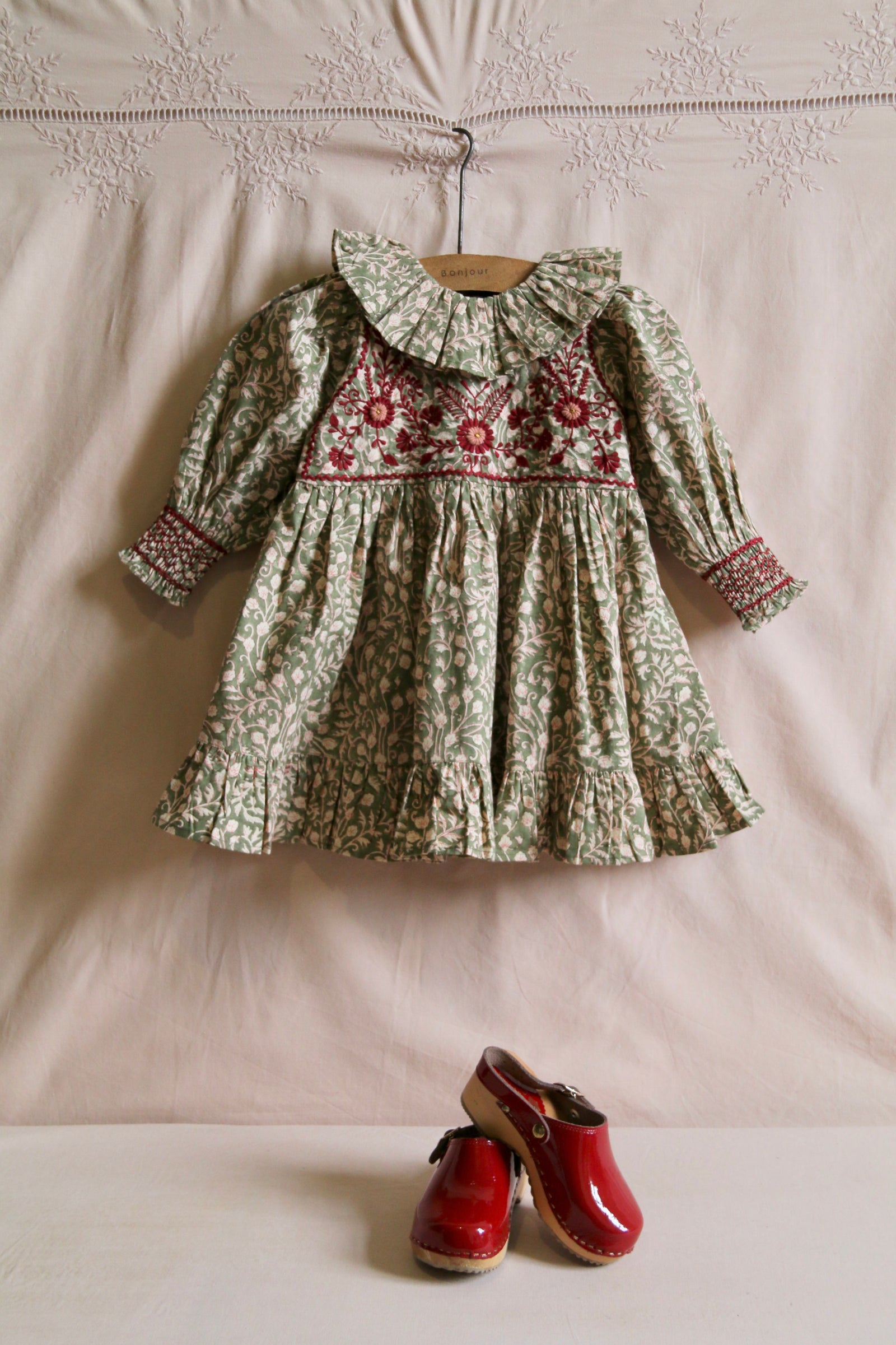 BONJOUR DIARY Tunic DRESS / Iris FOLIAGE
