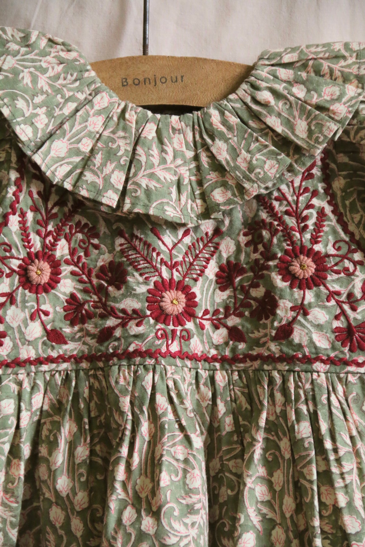 BONJOUR DIARY Tunic DRESS / Iris FOLIAGE