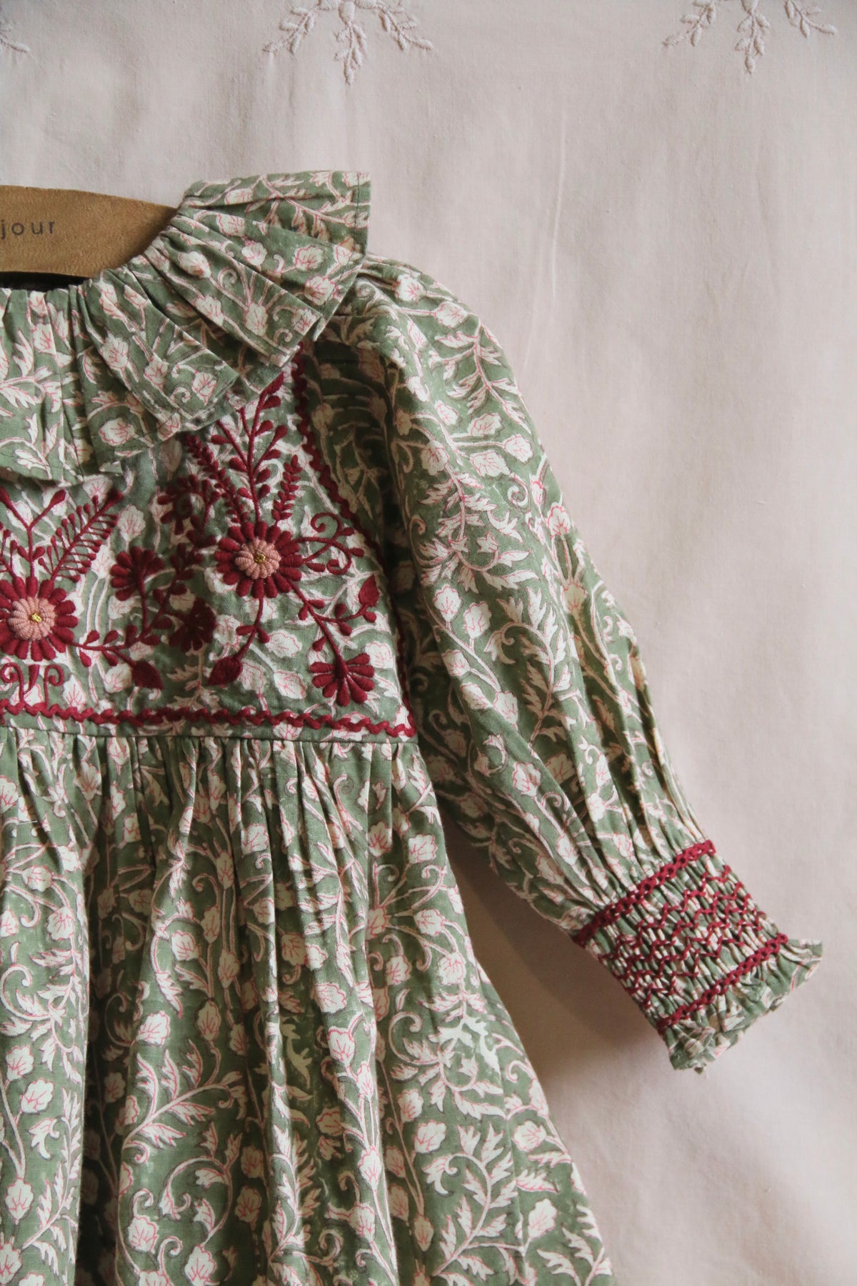 BONJOUR DIARY Tunic DRESS / Iris FOLIAGE