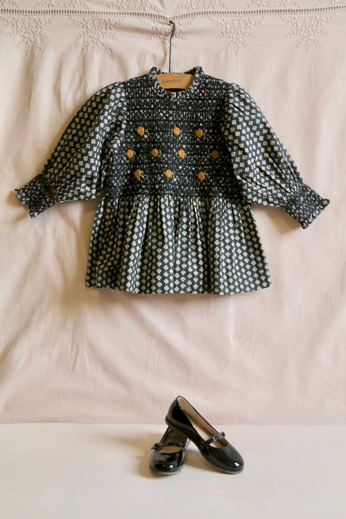 BONJOUR DIARY HANDSMOCK BLOUSE / PROVENCAL PRINT