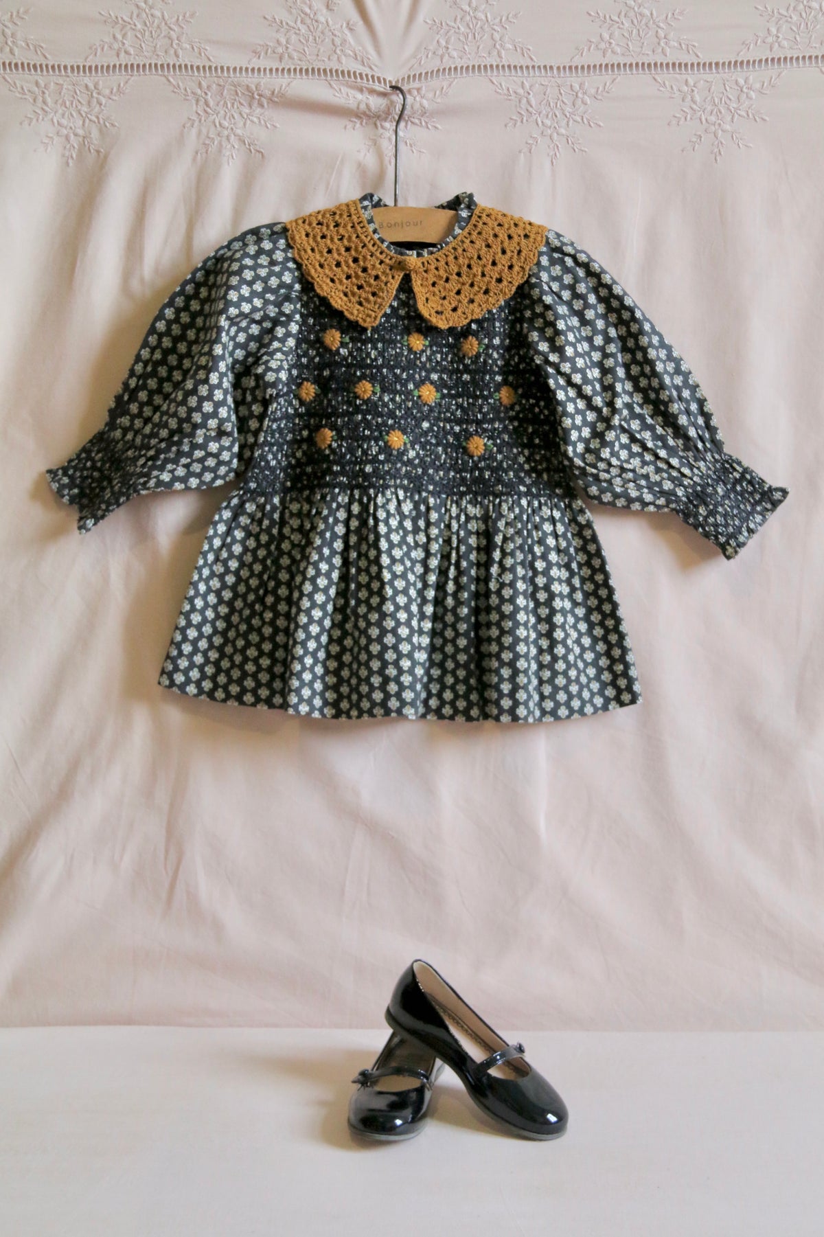 BONJOUR DIARY HANDSMOCK BLOUSE / PROVENCAL PRINT
