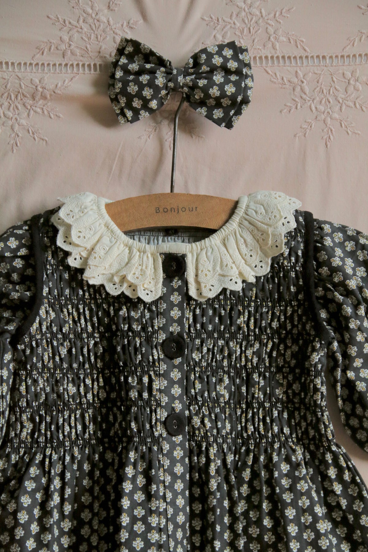 BONJOUR DIARY TUNIQUE W/ HAIR CLIP / PROVENCAL PRINT