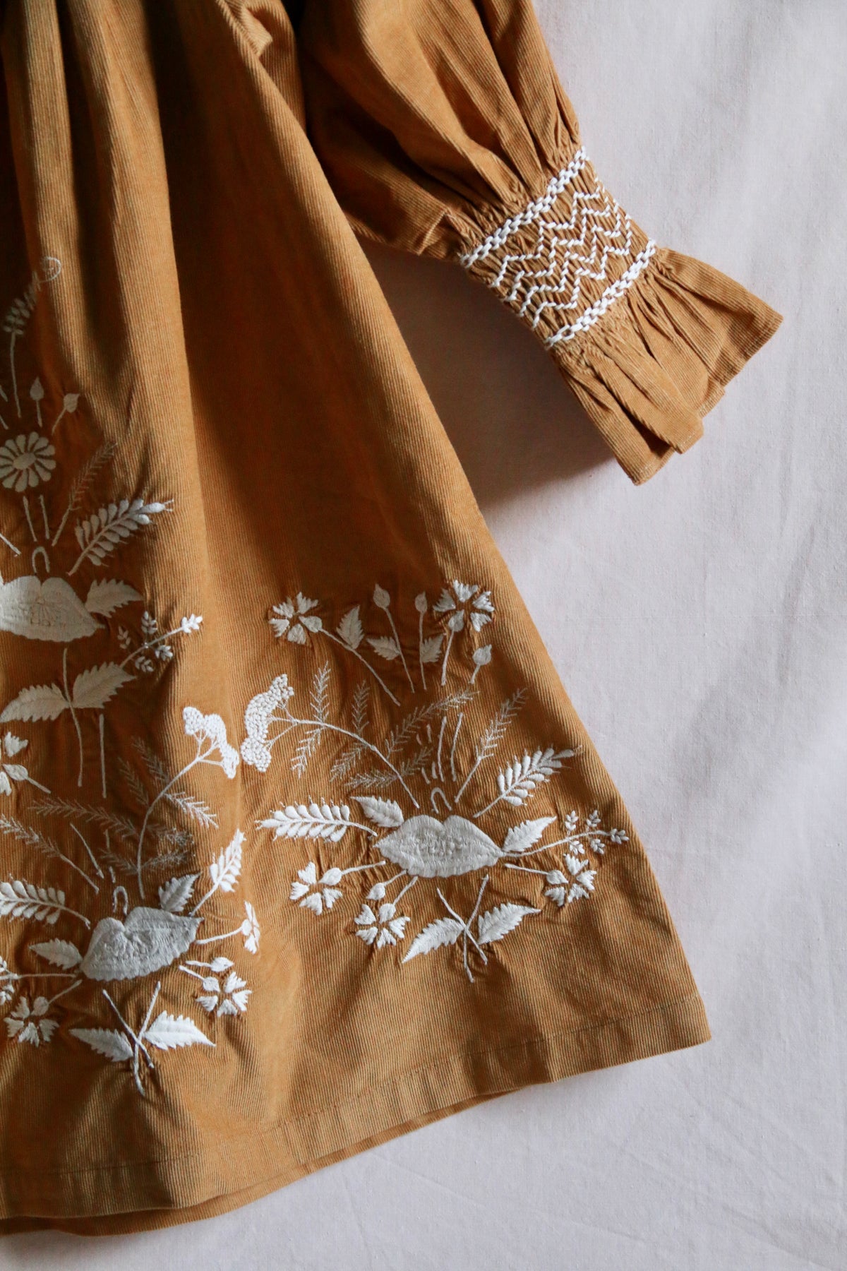 BONJOUR DIARY DRESS W/ HAIRCLIP / CURRY