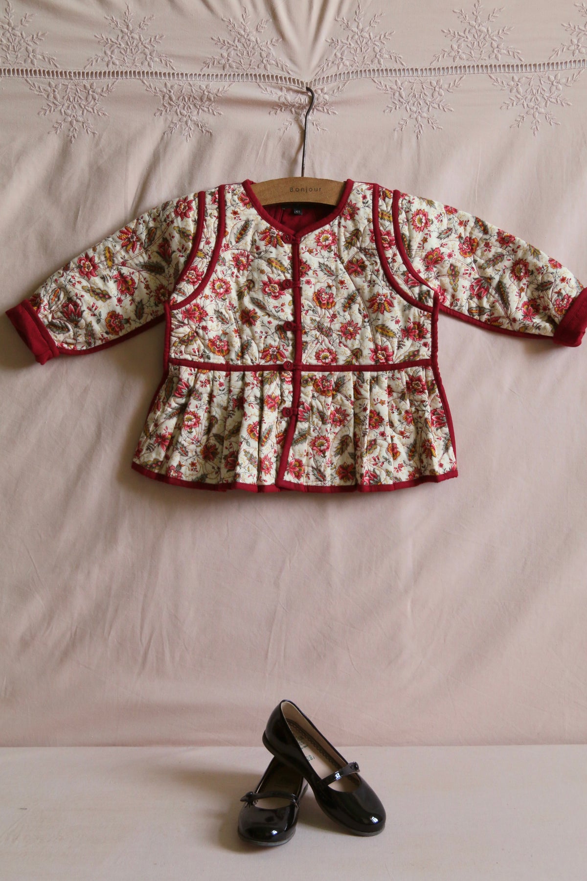BONJOUR DIARY QUILTED JACKET / ALINE PRINT