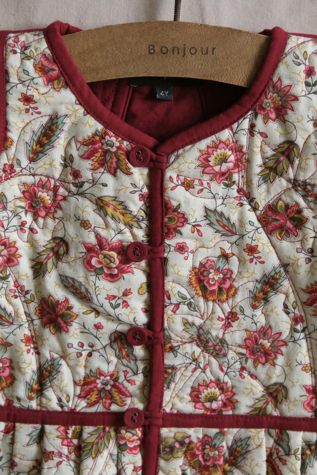 BONJOUR DIARY QUILTED JACKET / ALINE PRINT