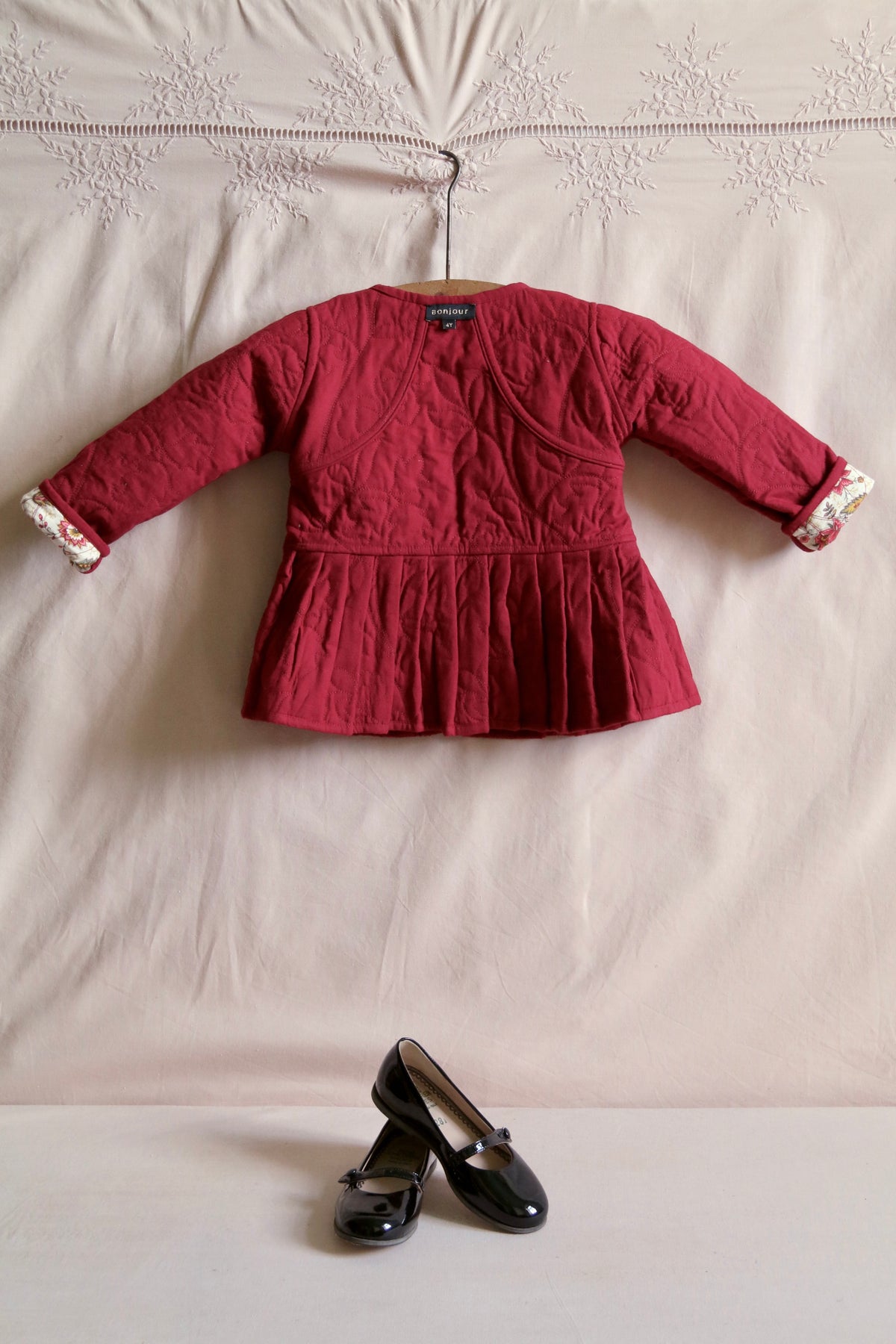 BONJOUR DIARY QUILTED JACKET / ALINE PRINT