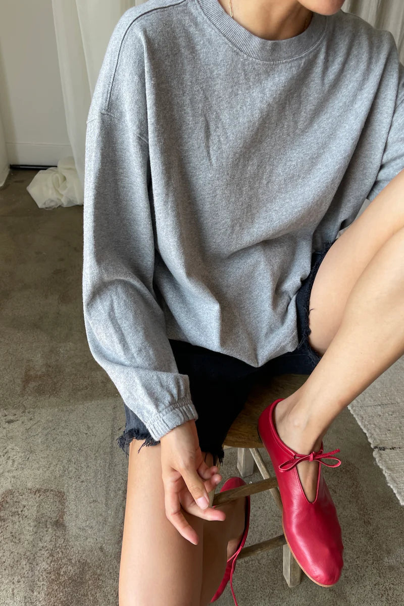 LE BON SHOPPE NATURELLE TEE / HEATHER GREY