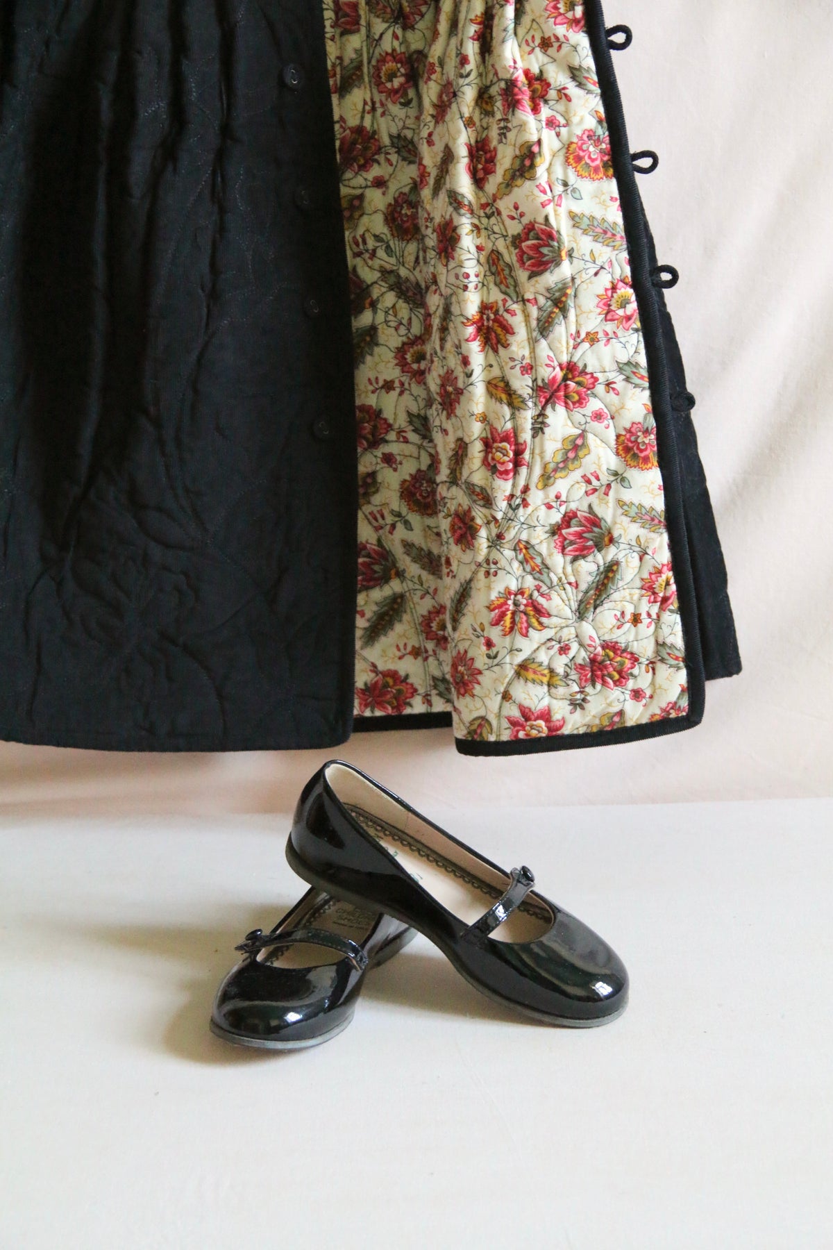 BONJOUR DIARY REVERSIBLE DRESS COAT / ALINE PRINT