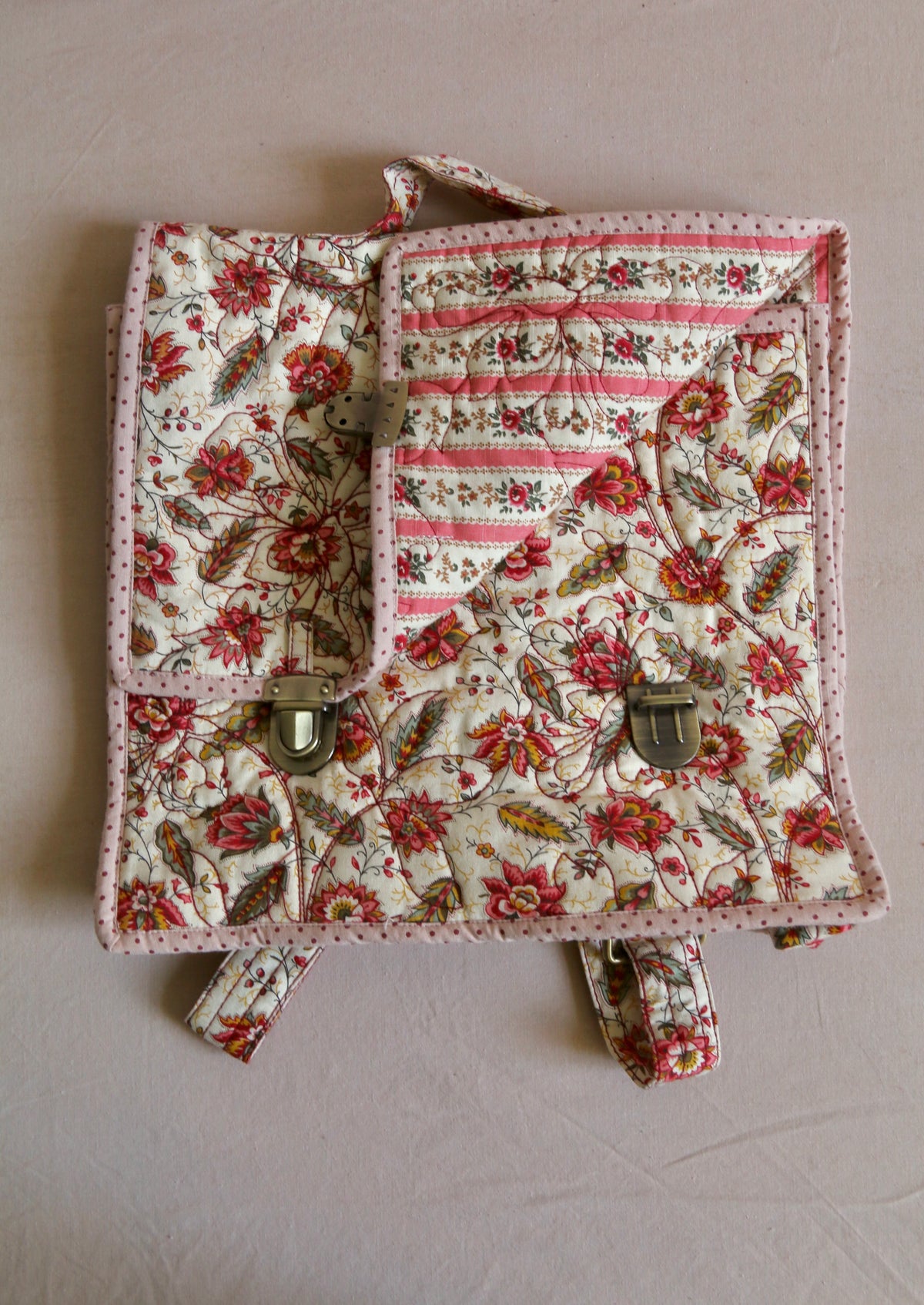 BONJOUR DIARY SCHOOL BAG / ALINE PRINT