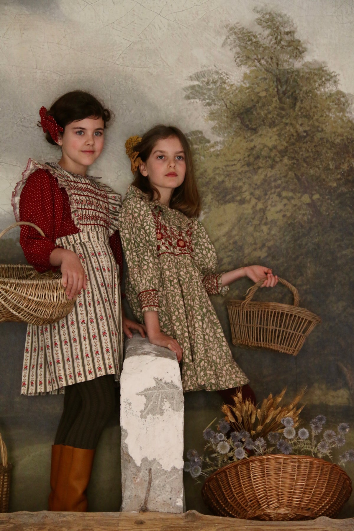 BONJOUR DIARY Tunic DRESS / Iris FOLIAGE