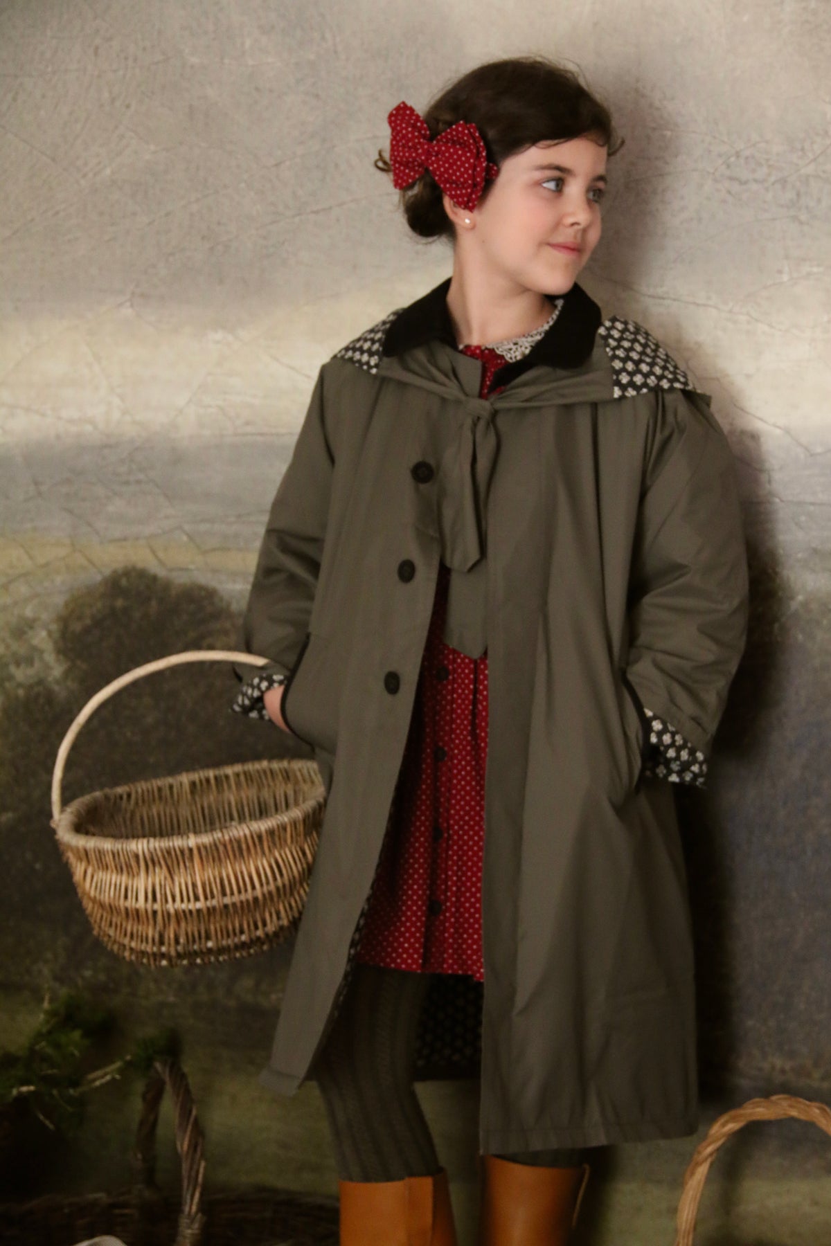 BONJOUR DIARY TRENCH COAT / KHAKI GREEN