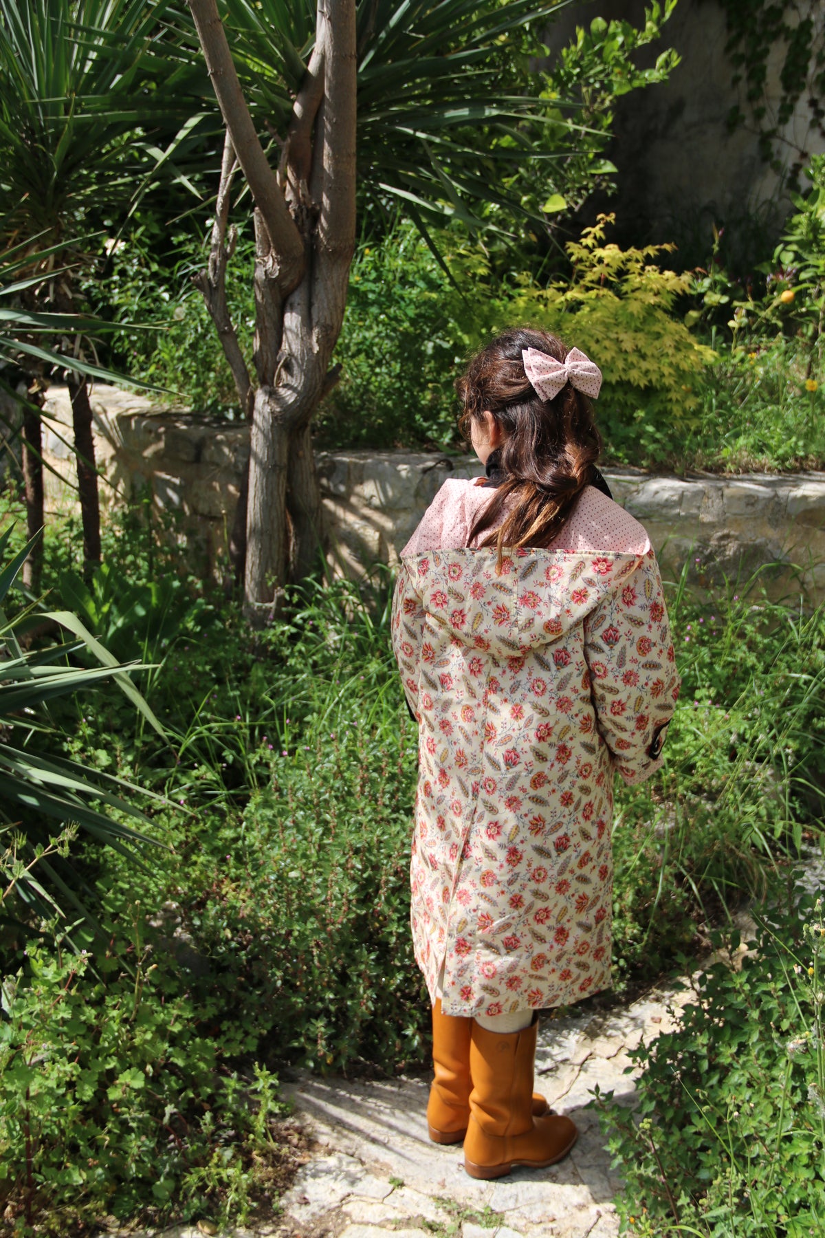 BONJOUR DIARY TRENCH COAT / ALINE PRINT