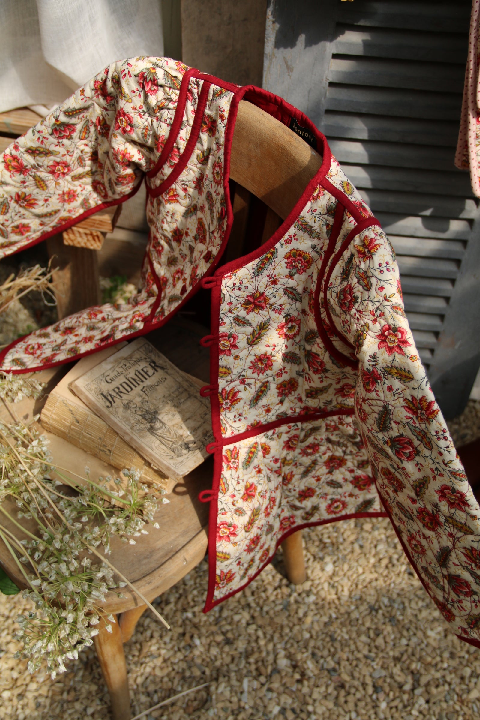 BONJOUR DIARY QUILTED JACKET / ALINE PRINT