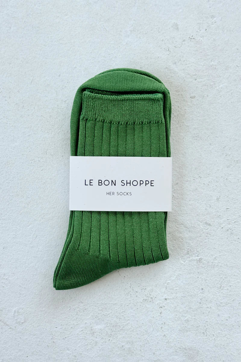 LE BON SHOPPE HER SOCKS (MC COTTON) / JADE