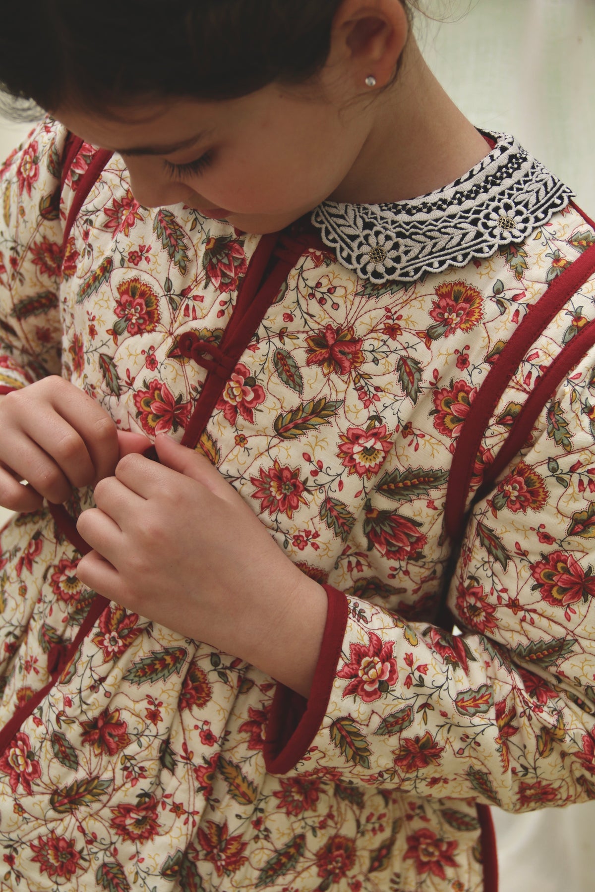 BONJOUR DIARY QUILTED JACKET / ALINE PRINT