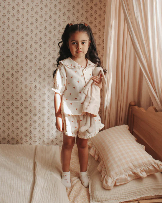 RYLEE + CRU DELILAH PAJAMA SET / HEARTS