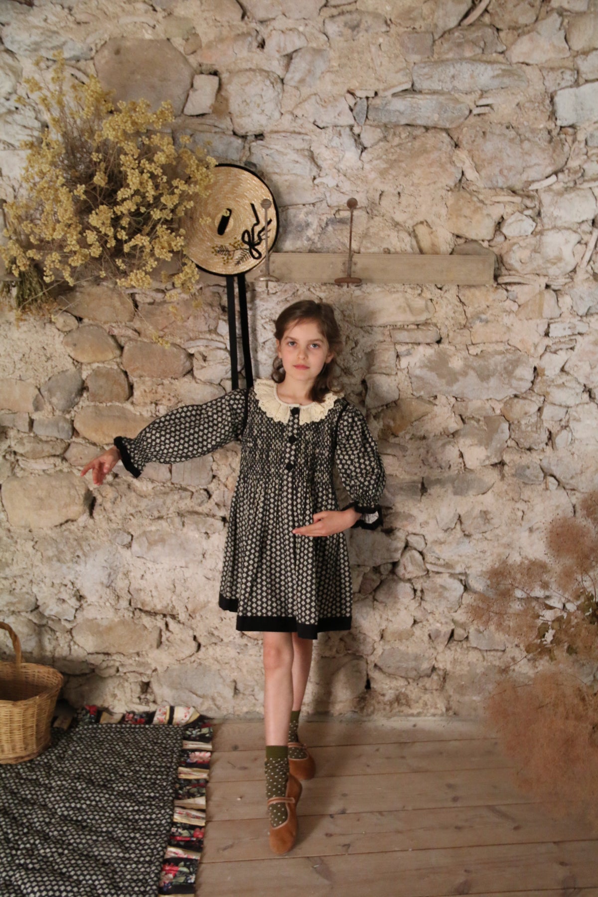 BONJOUR DIARY TUNIQUE W/ HAIR CLIP / PROVENCAL PRINT