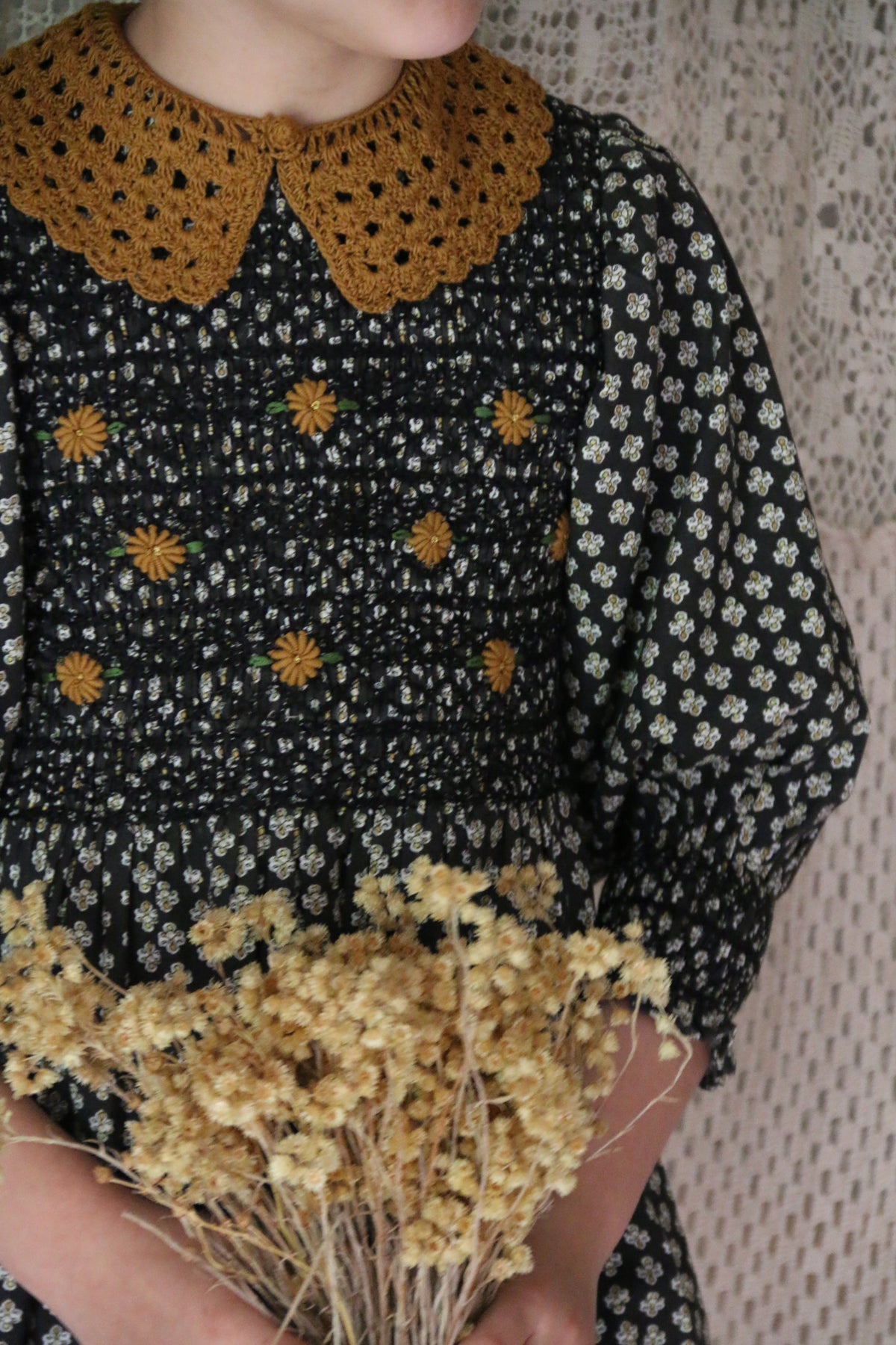 BONJOUR DIARY HANDSMOCK BLOUSE / PROVENCAL PRINT