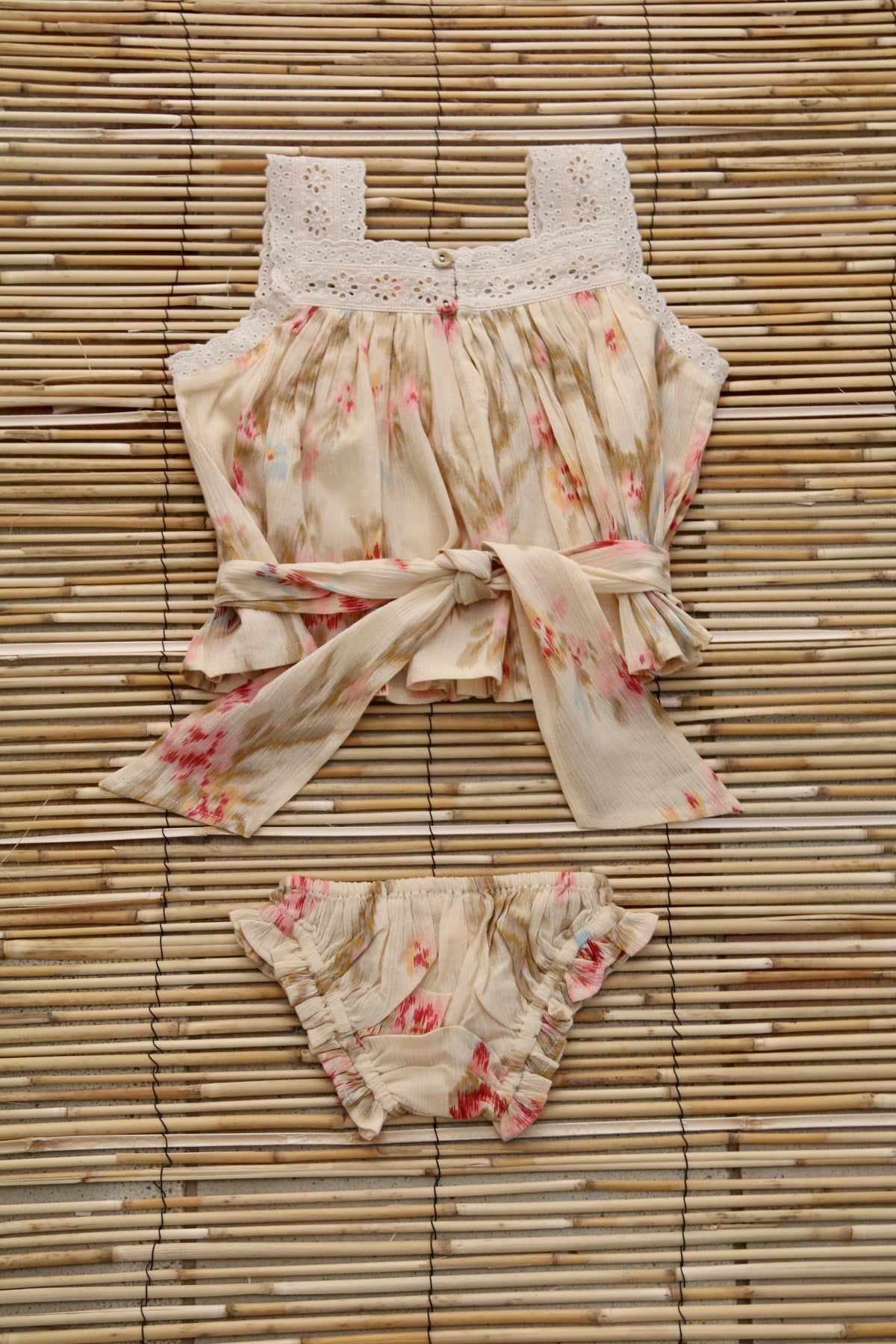 BONJOUR DIARY TOP + PANTY SET / ANTOINETTE PRINT