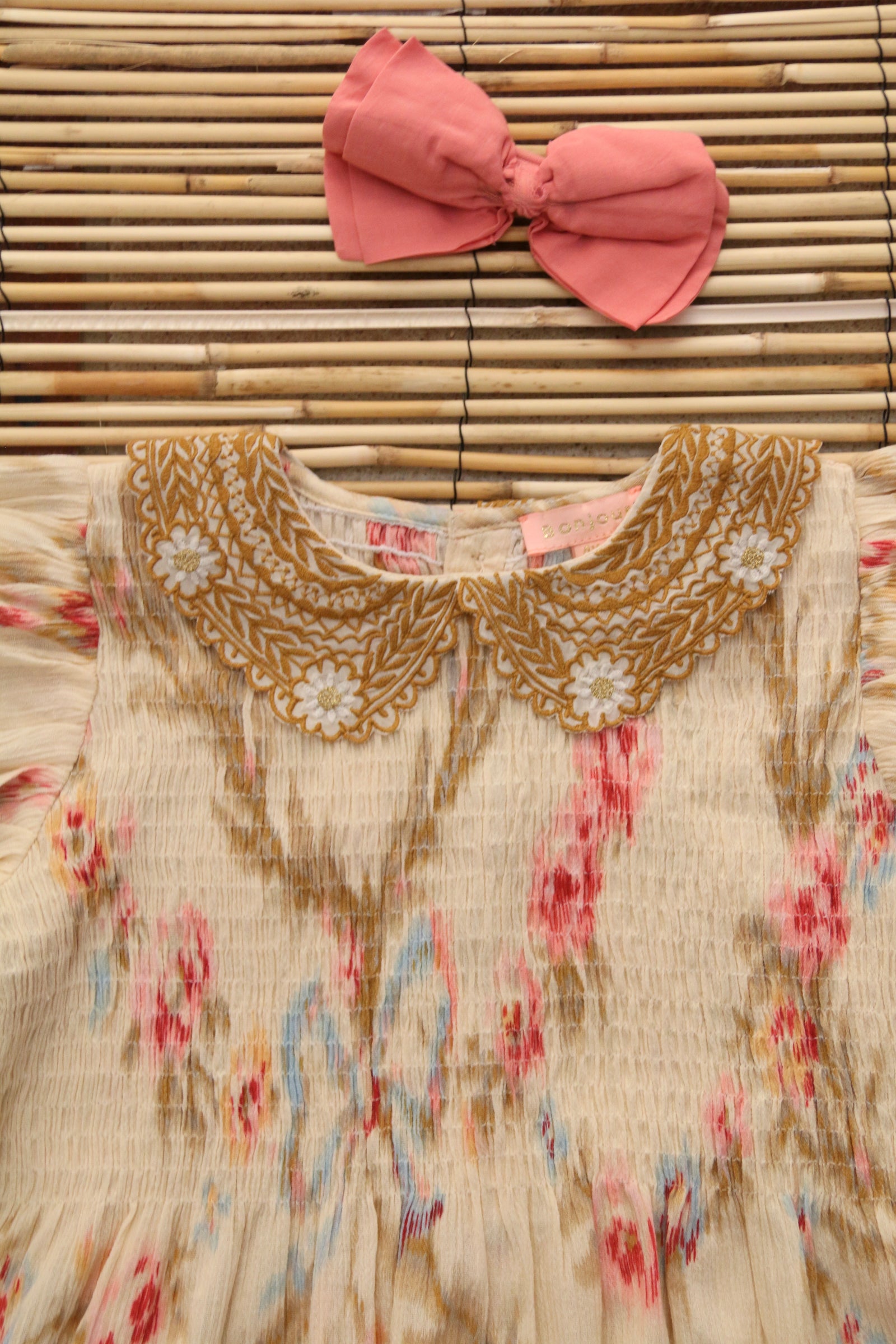 BONJOUR DIARY TUNIC + HAIRCLIP / ANTOINETTE PRINT