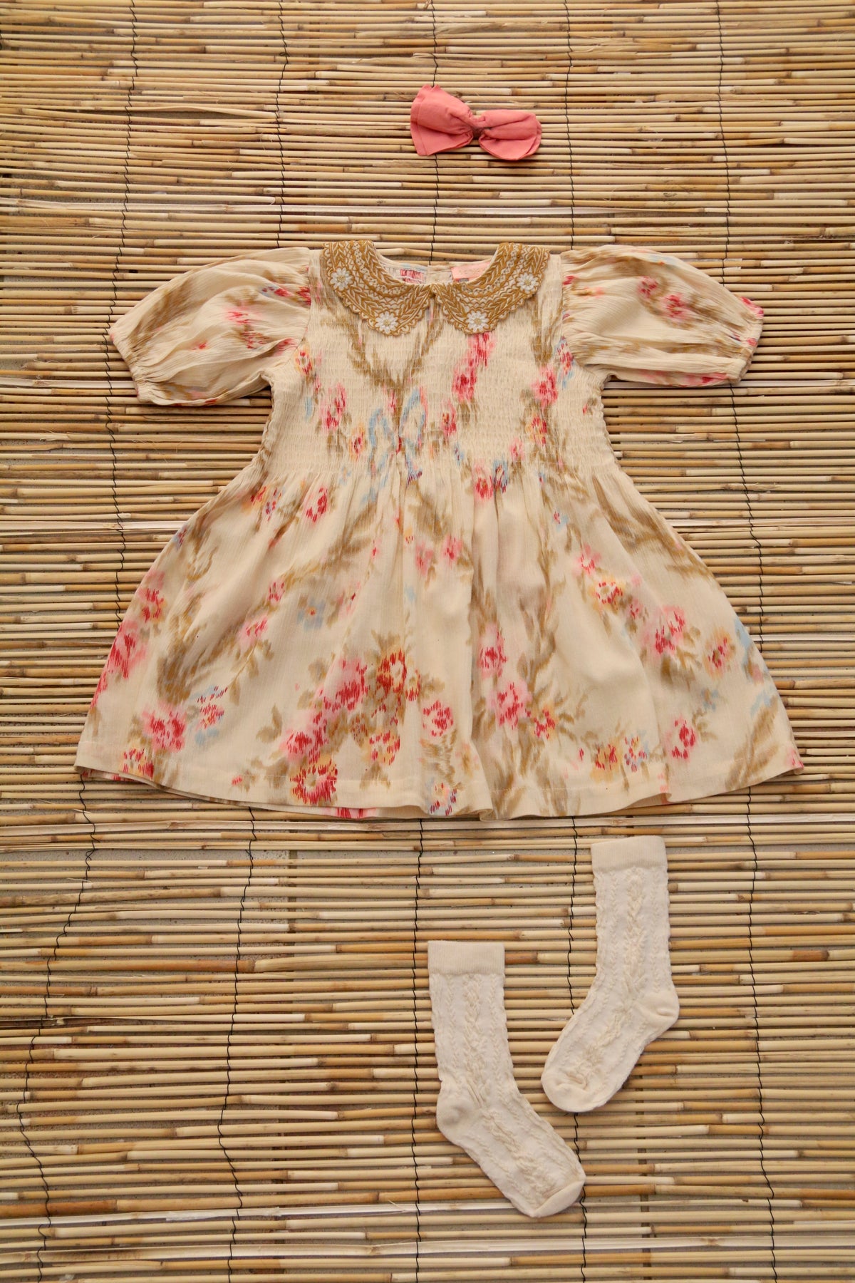 BONJOUR DIARY TUNIC + HAIRCLIP / ANTOINETTE PRINT