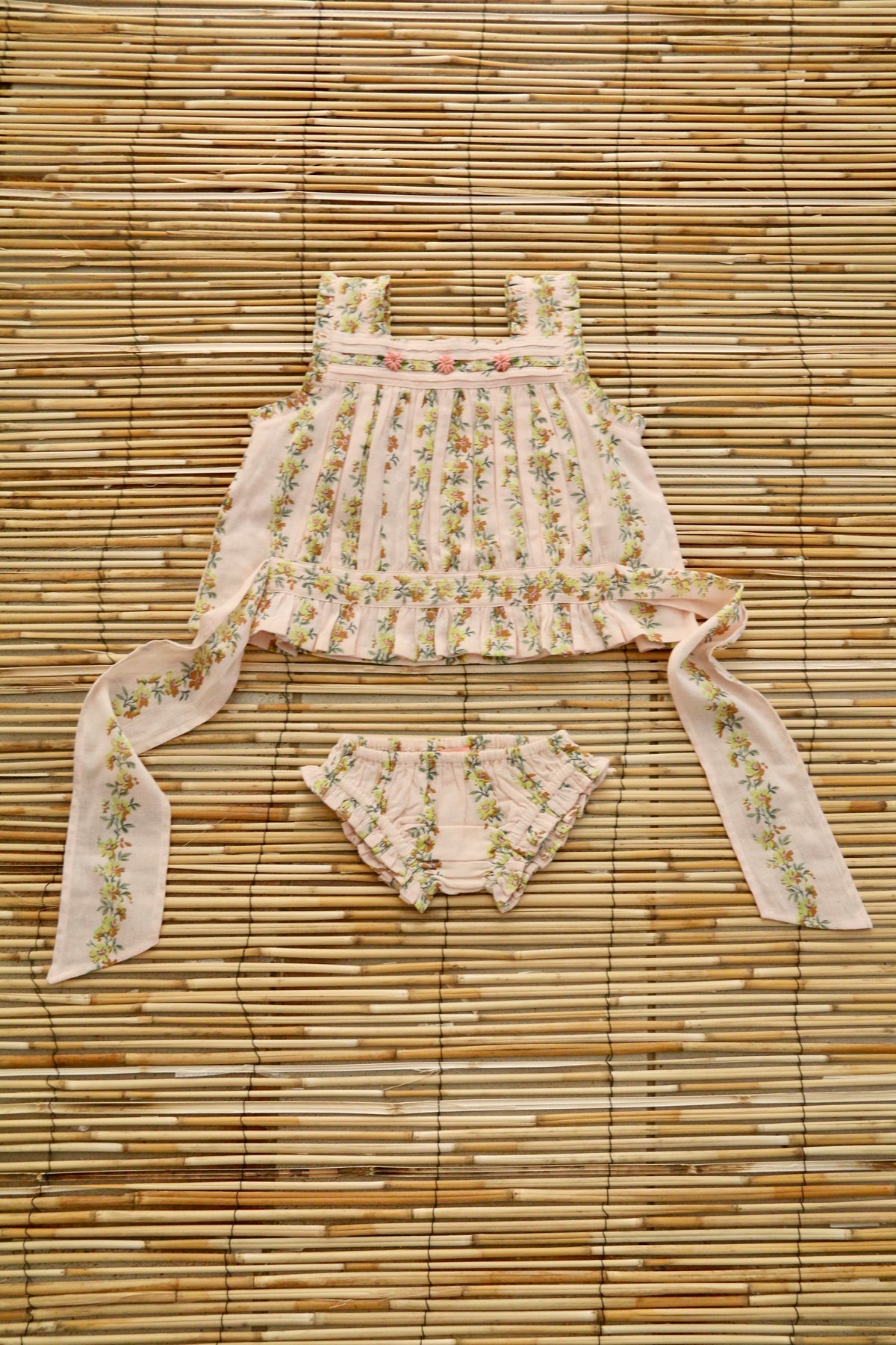 BONJOUR DIARY TOP + PANTY / FLOWER PARADE