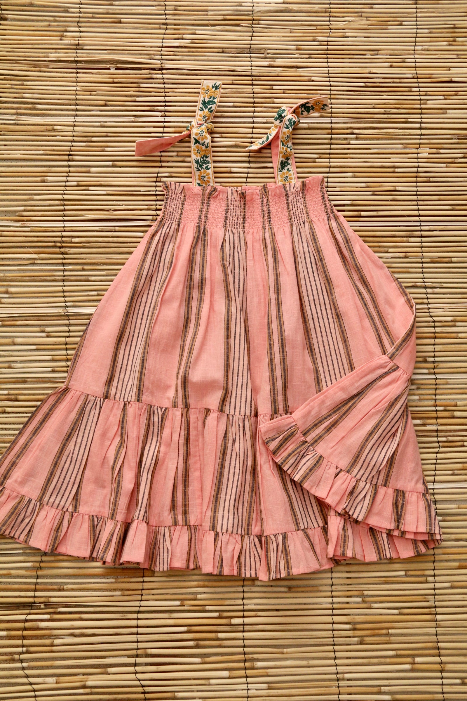 BONJOUR DIARY DRESS PINK STRIPED SKIRT
