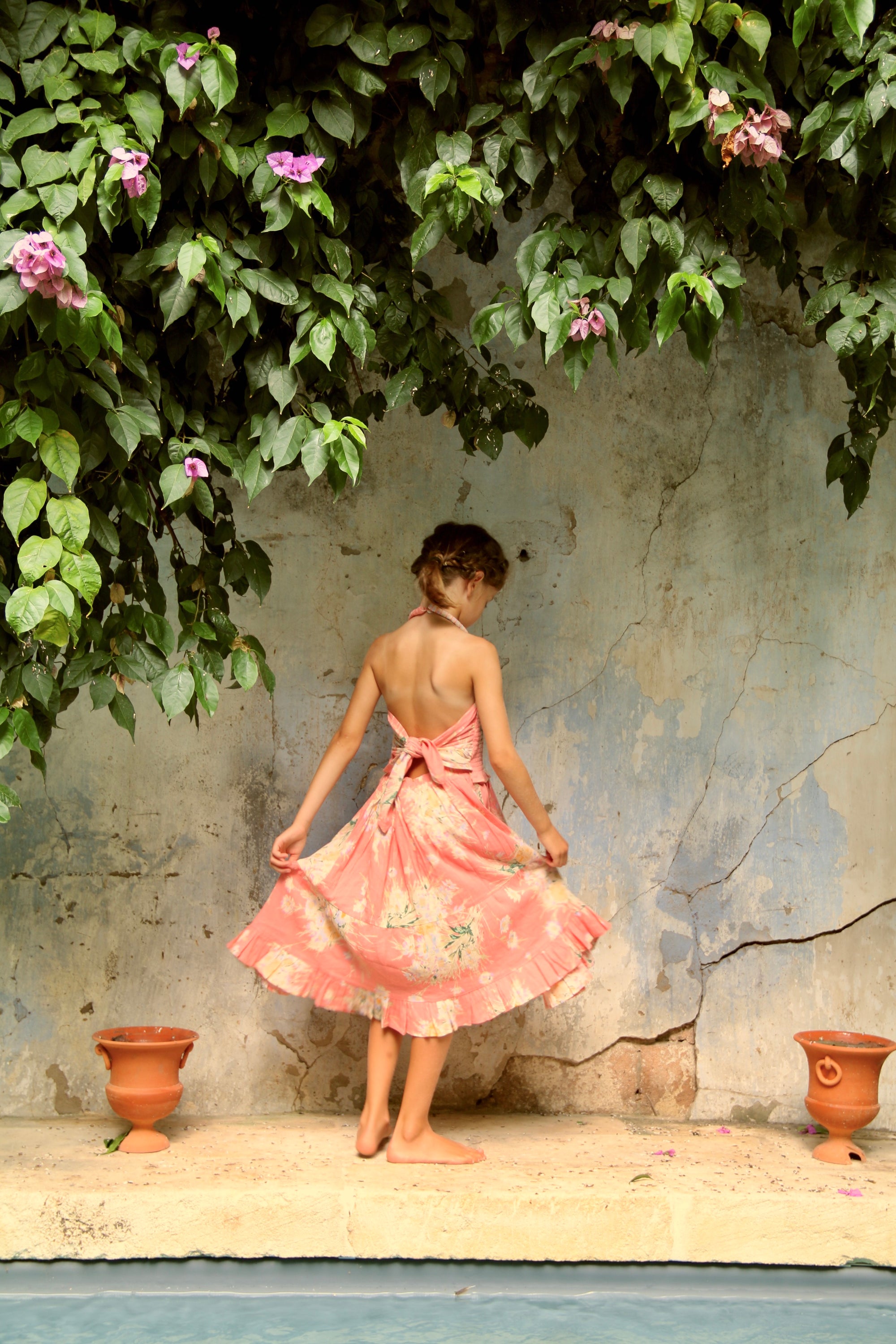 BONJOUR DIARY DAISY PRINT HOLIDAY DRESS