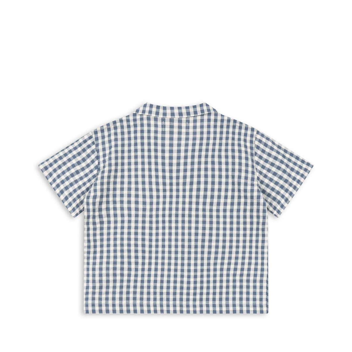 KONGES SLOJD KIM SS SHIRT / CAPTAINS BLUE CHECK
