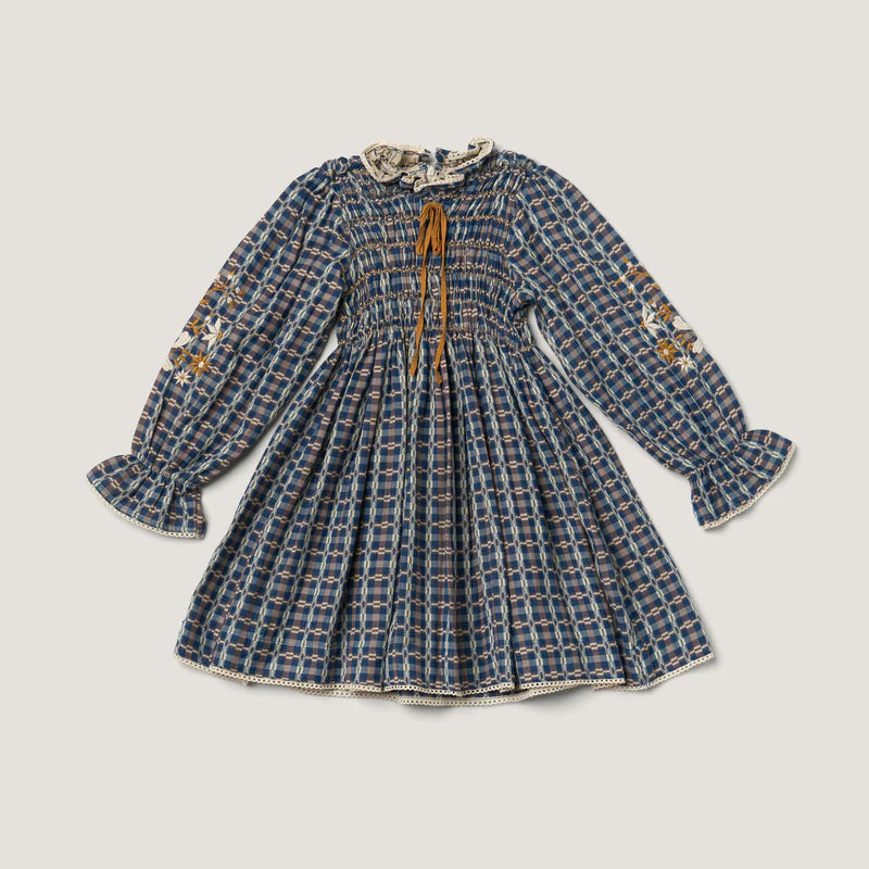 LALI KIDS PARVATI DRESS / DOUBLE SIDED YARN DYE