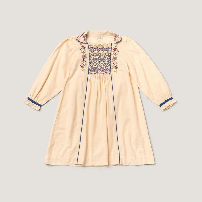 LALI KIDS ISLA DRESS / IVORY
