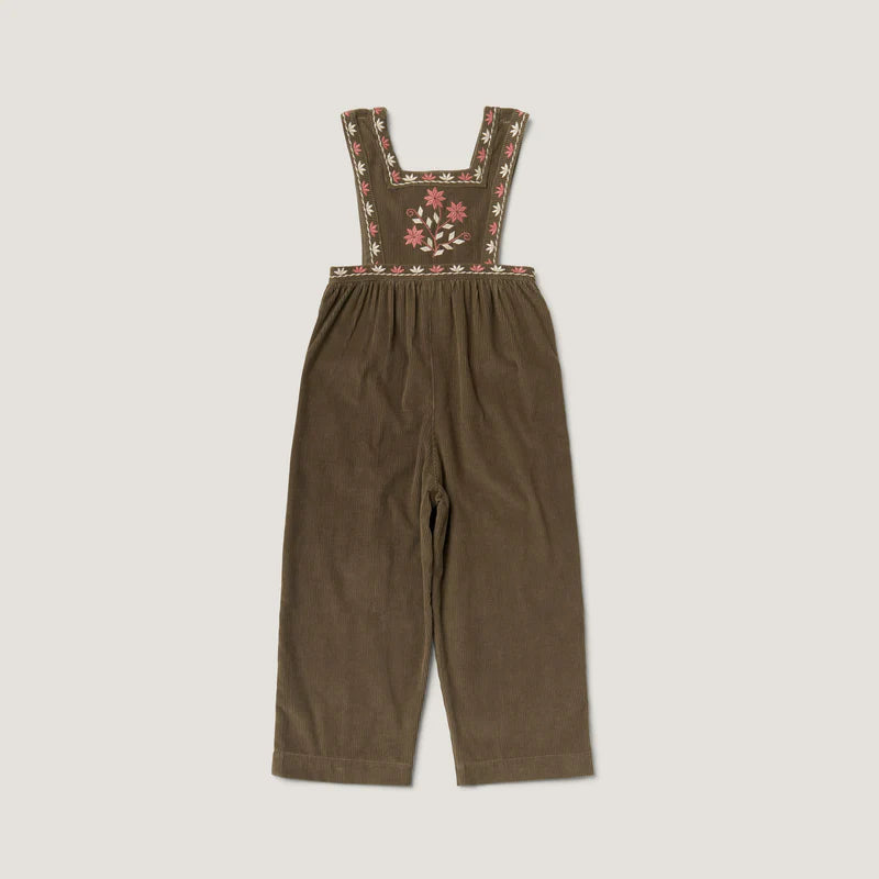LALI KIDS CLARA ROMPER / CYPRESS CORDUROY