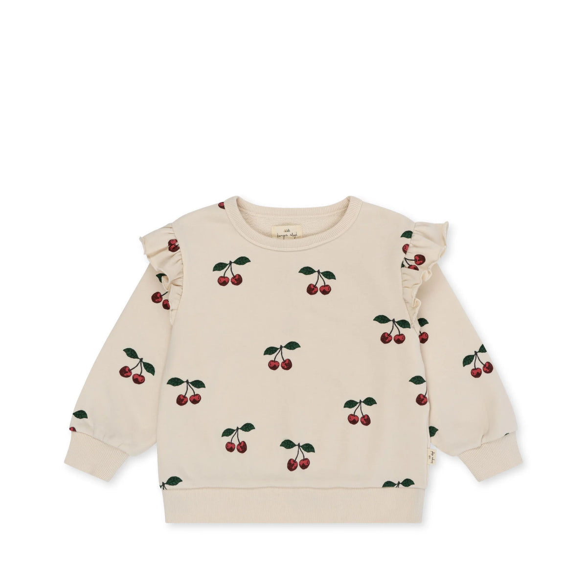 Konges Slojd Lou frill sweatshirt / ma grande cerise