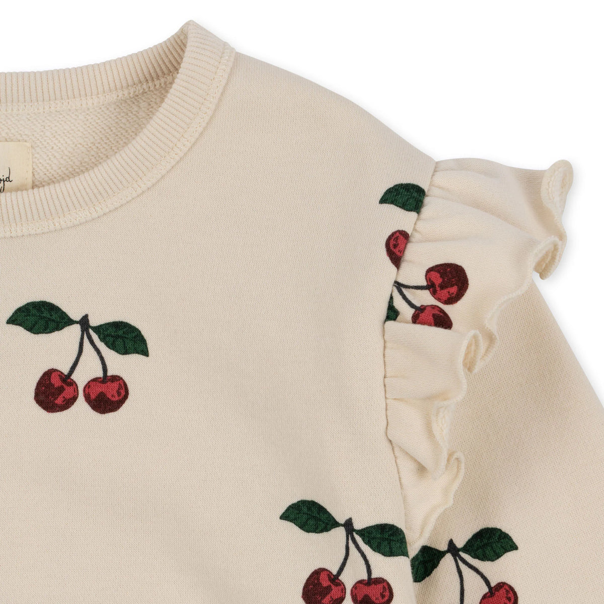 Konges Slojd Lou frill sweatshirt / ma grande cerise