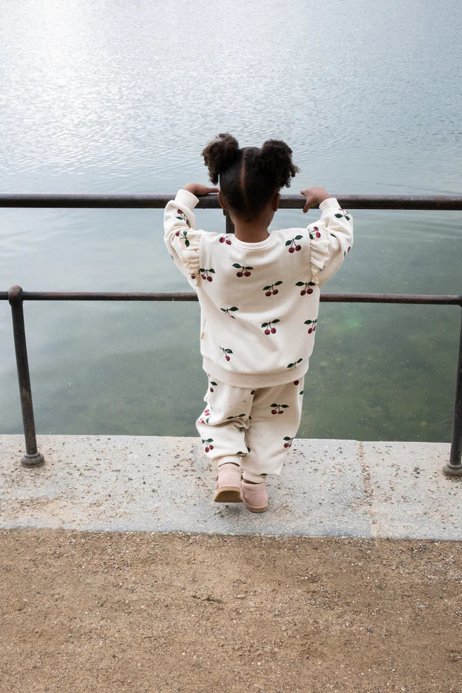 Konges Slojd Lou frill sweatshirt / ma grande cerise