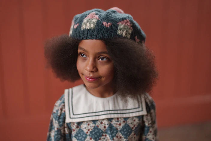 LITTLE COTTON CLOTHES EVA SAILOR DRESS / Harlequin Floral