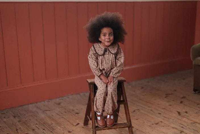 LITTLE COTTON CLOTHES LOLLY ROMPER / BRACKEN FLORAL