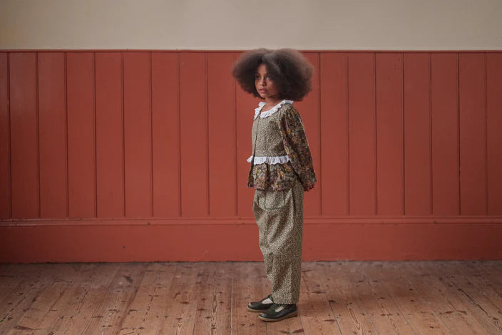 LITTLE COTTON CLOTHES LARA BLOUSE / COMBE FLORAL