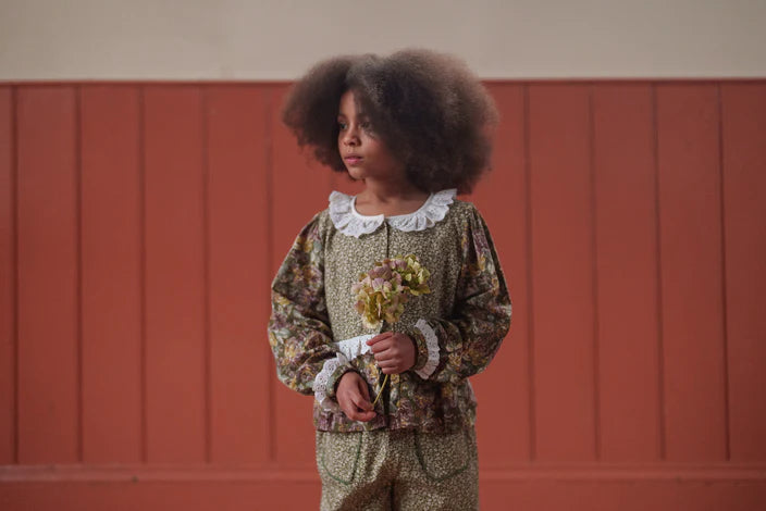 LITTLE COTTON CLOTHES LARA BLOUSE / COMBE FLORAL