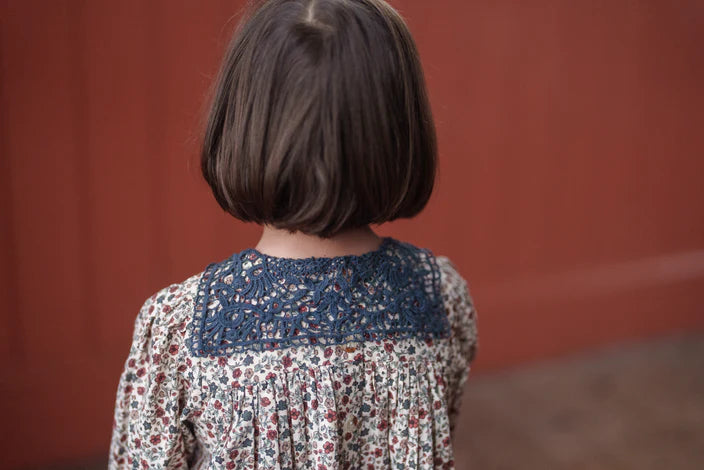 LITTLE COTTON CLOTHES ETTA SMOCKED DRESS