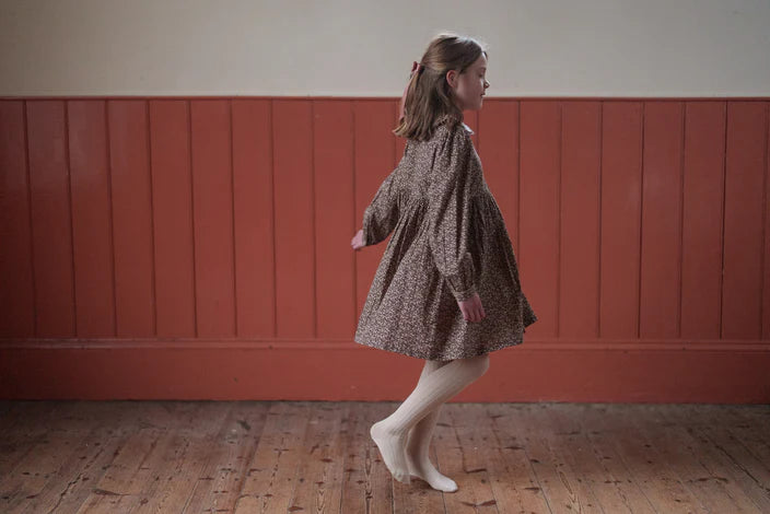 LITTLE COTTON CLOTHES AGATHA DRESS / BRACKEN FLORAL