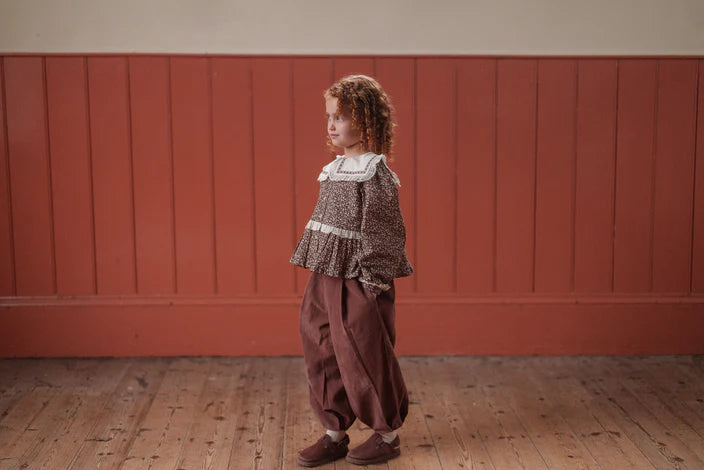 LITTLE COTTON CLOTHES ALANA BLOUSE / BRACKEN FLORAL