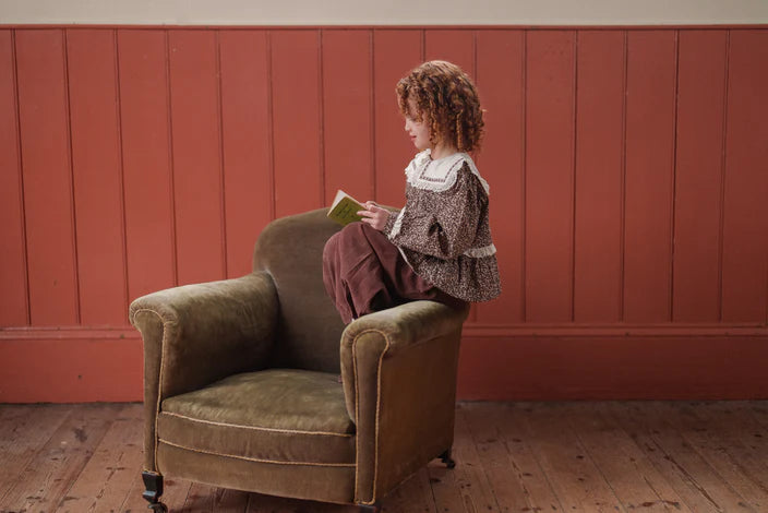 LITTLE COTTON CLOTHES ALANA BLOUSE / BRACKEN FLORAL