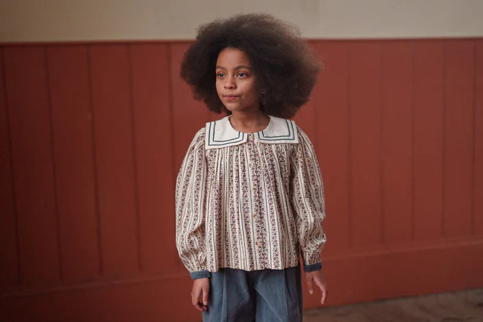 LITTLE COTTON CLOTHES PETRA BLOUSE / MALLORY FLORAL