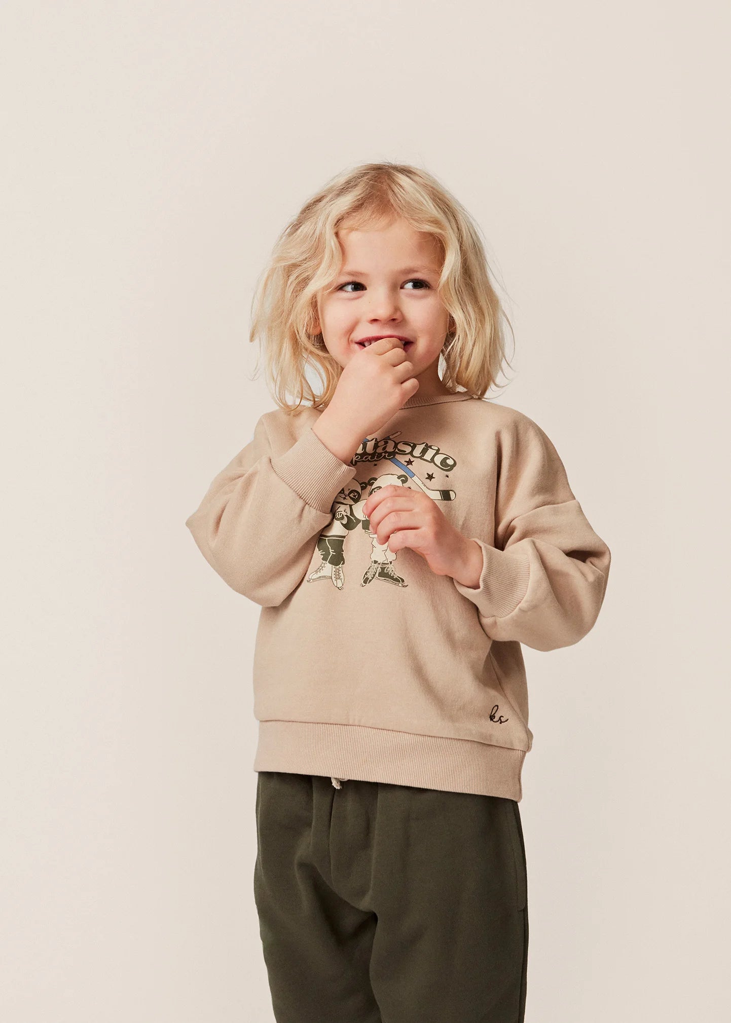 KONGES SLOJD LOU SWEATSHIRT / OXFORD TAN